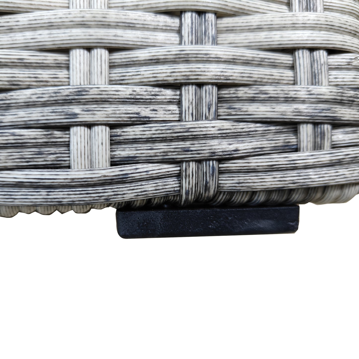 Lindgren 5 Pc Outdoor Patio Rattan Wicker Sectional Sofa Set - Gray