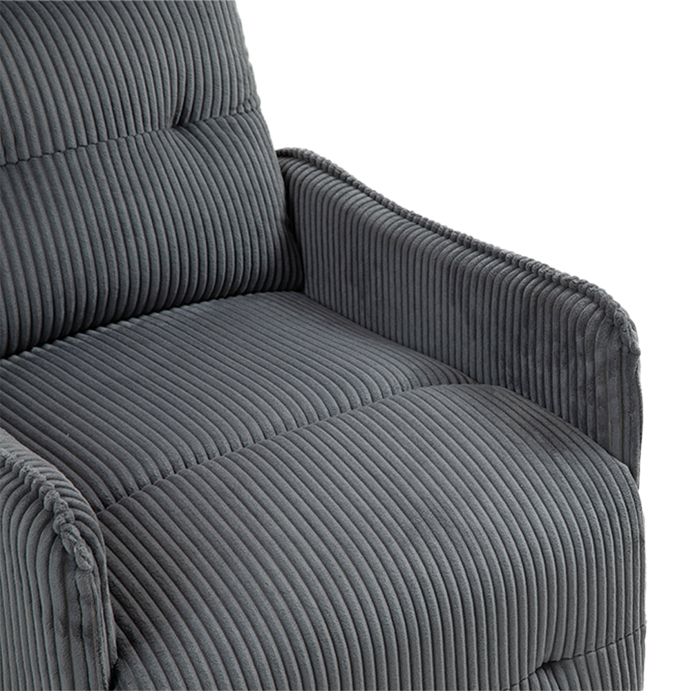 Fraser Electric Recliner Chair - Dark Gray