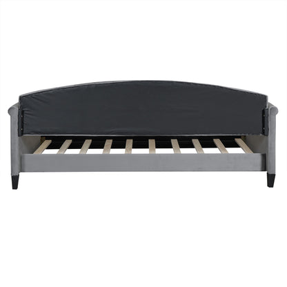 AF Luxury Tufted Button Twin Size Daybed - Gray
