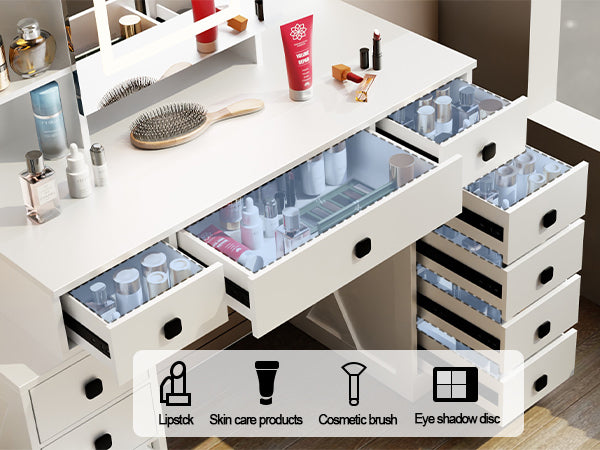 Cleo Makeup Vanity Desk Set