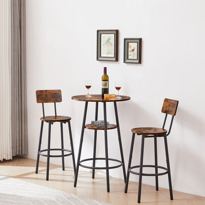 Barnwood Bar Stool Set  - 3 pcs Set