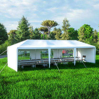 Bryon 10x30 ft Wedding Party Canopy - White