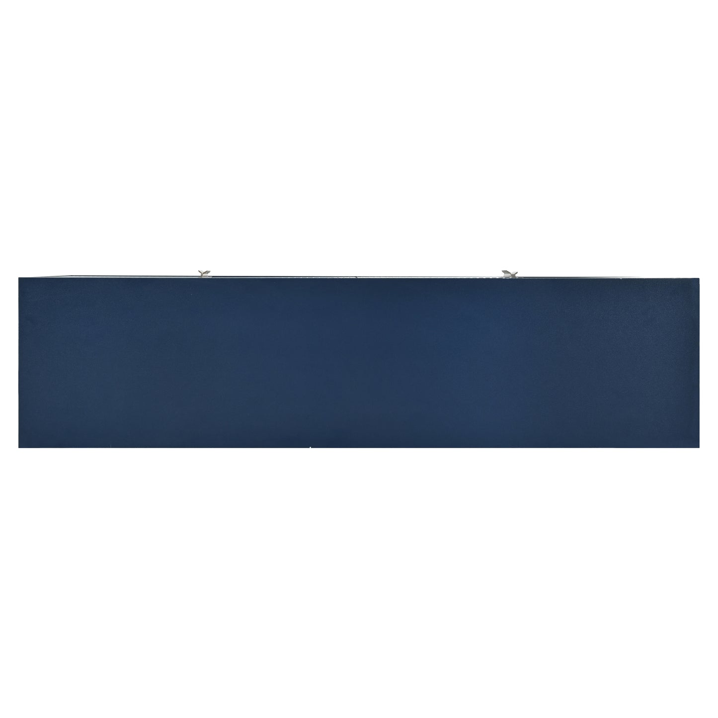 Aida Wave Geometric Design Sideboard Buffet - Navy Blue