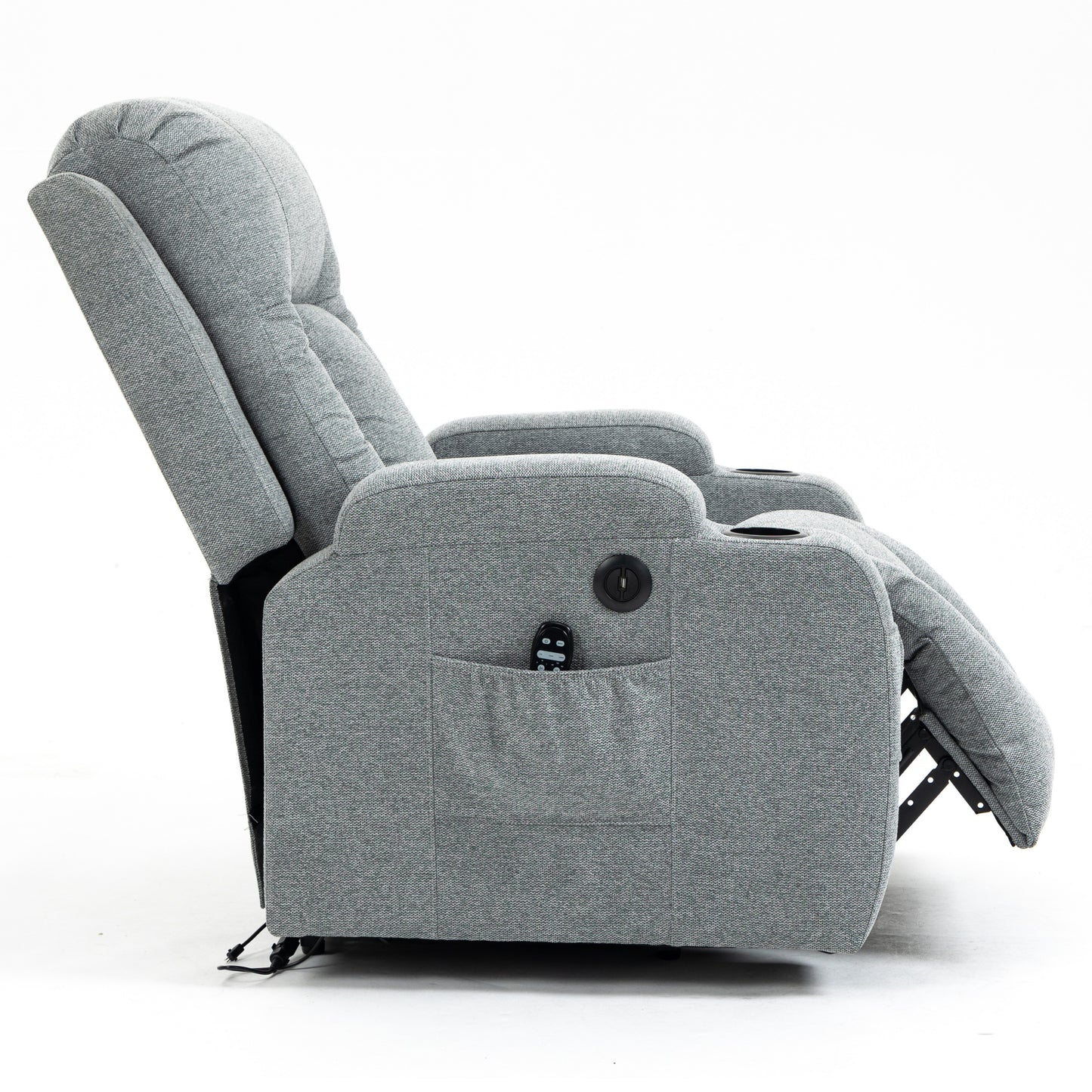 Logan Power Lift Recliner - Gray