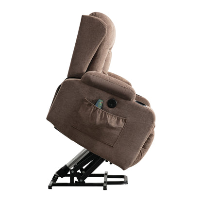 Parsons Power Lift Recliner Chair - Brown