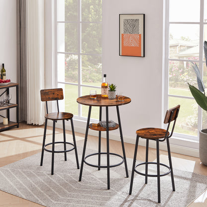 Barnwood Bar Stool Set  - 3 pcs Set