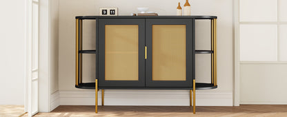 Amari 2- Rattan Door - Black