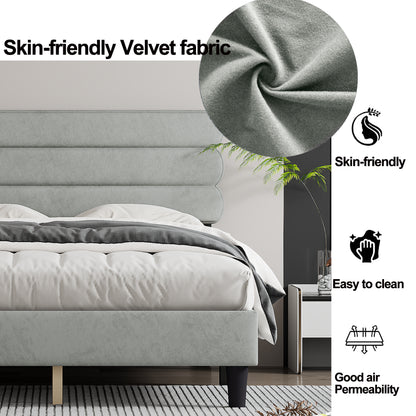 Wee Full Size Bed Frame - Light Gray