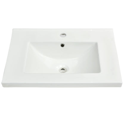 Freestanding Bathroom Vanity Cabinet with  Ceramic Basin Sink