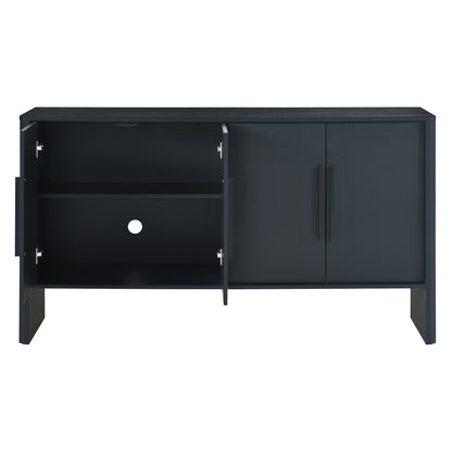 Miya Retro Sideboard Buffet - Black