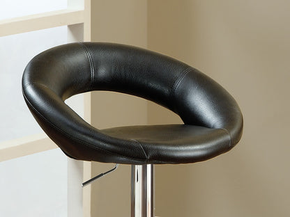 Donut Adjustable Stool - Black Set of 2