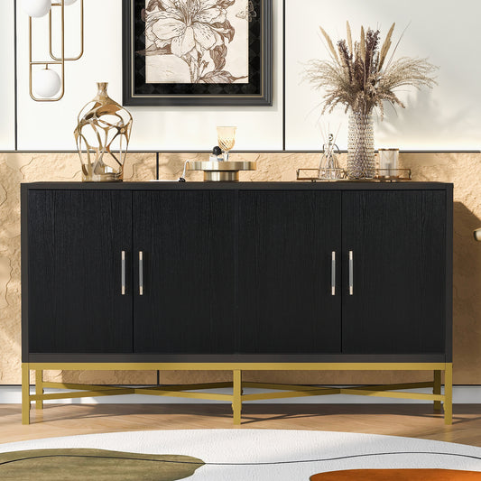 Ami  Four-Door Sideboard - Black