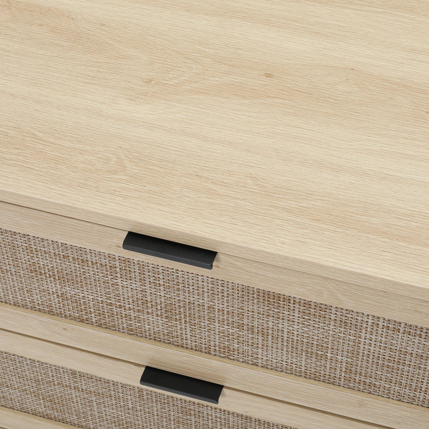 Kooboo 3 Drawer Nightstand End Table - Natural