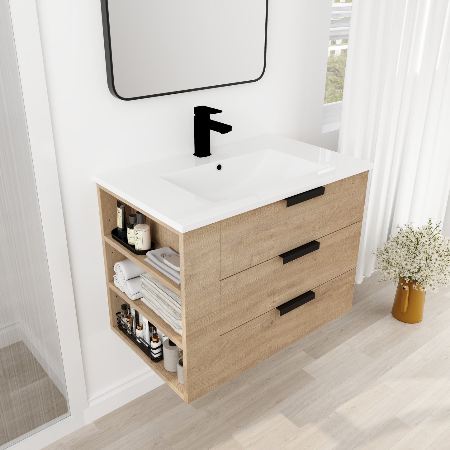 Limo 30 Inch Bathroom Vanity With Top