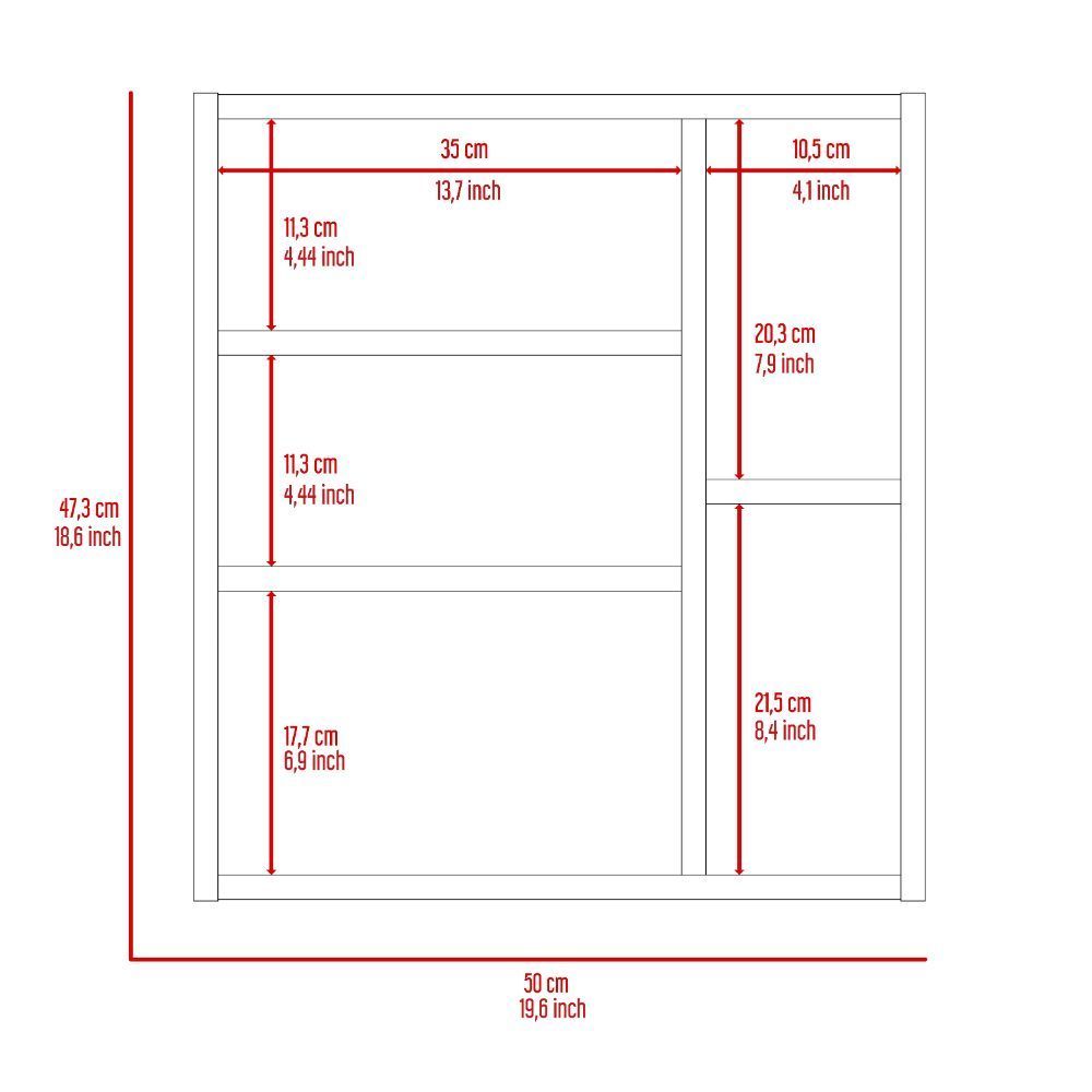 Oman Medicine Cabinet - Light Gray