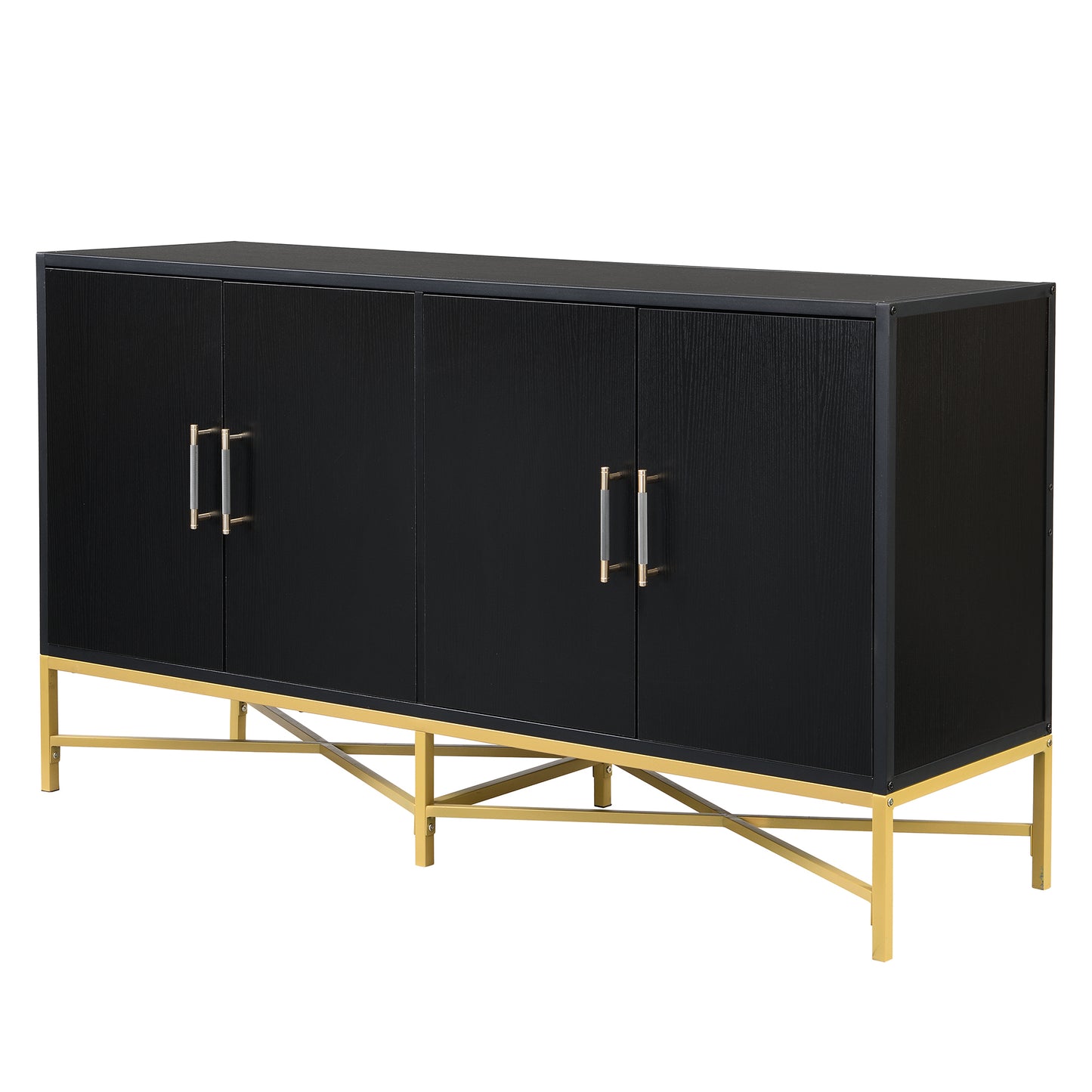 Ami  Four-Door Sideboard - Black