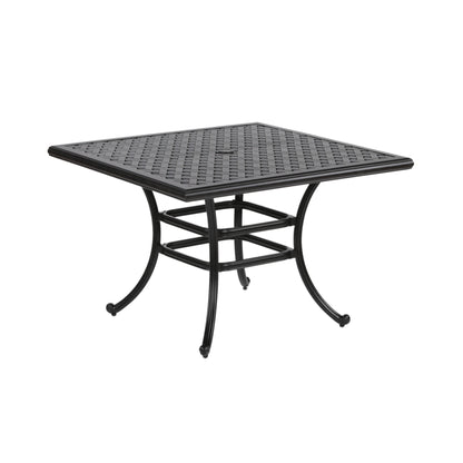 Brena Patio Square Dining Table - Antique Bronze