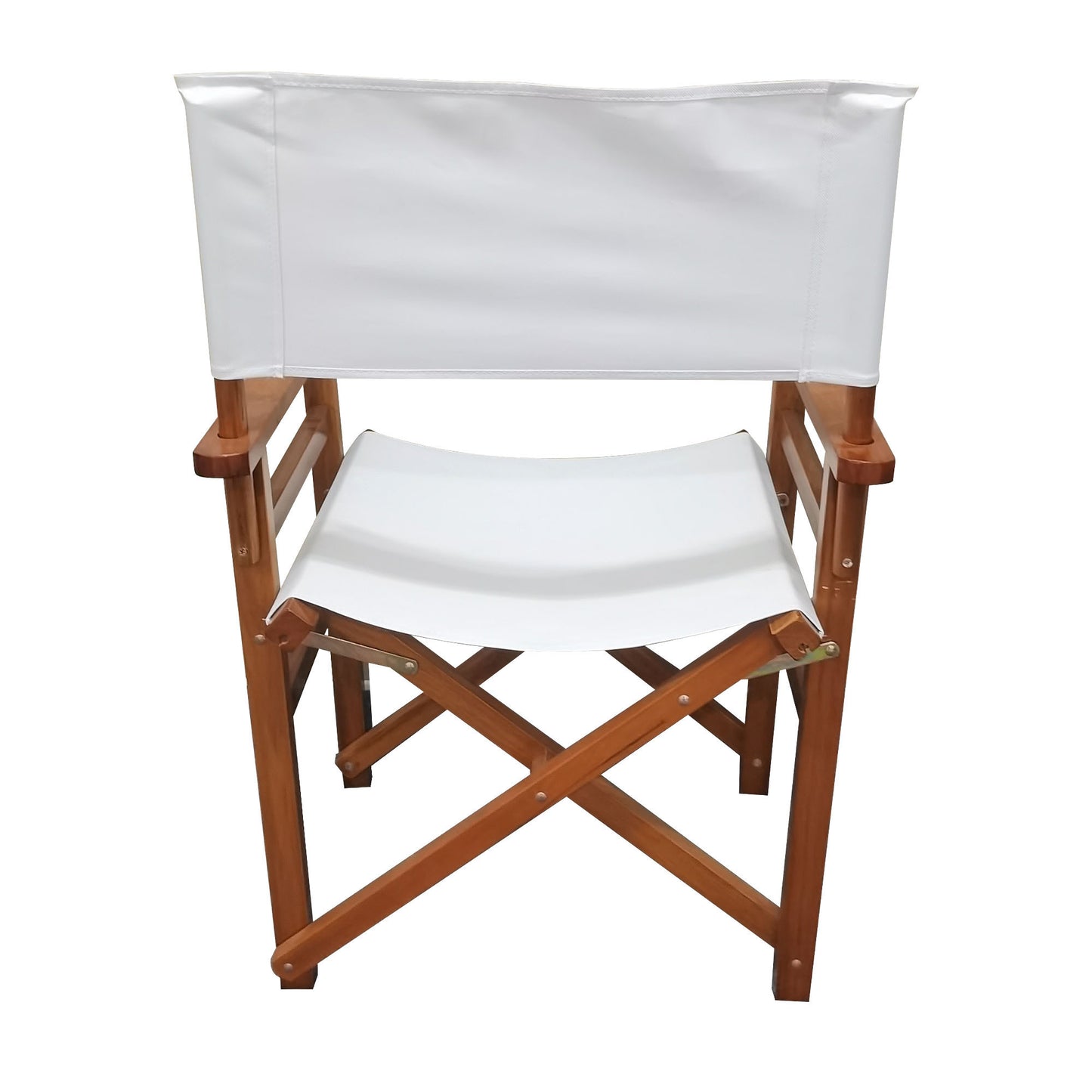 Nana Wooden Folding Director Chair - White