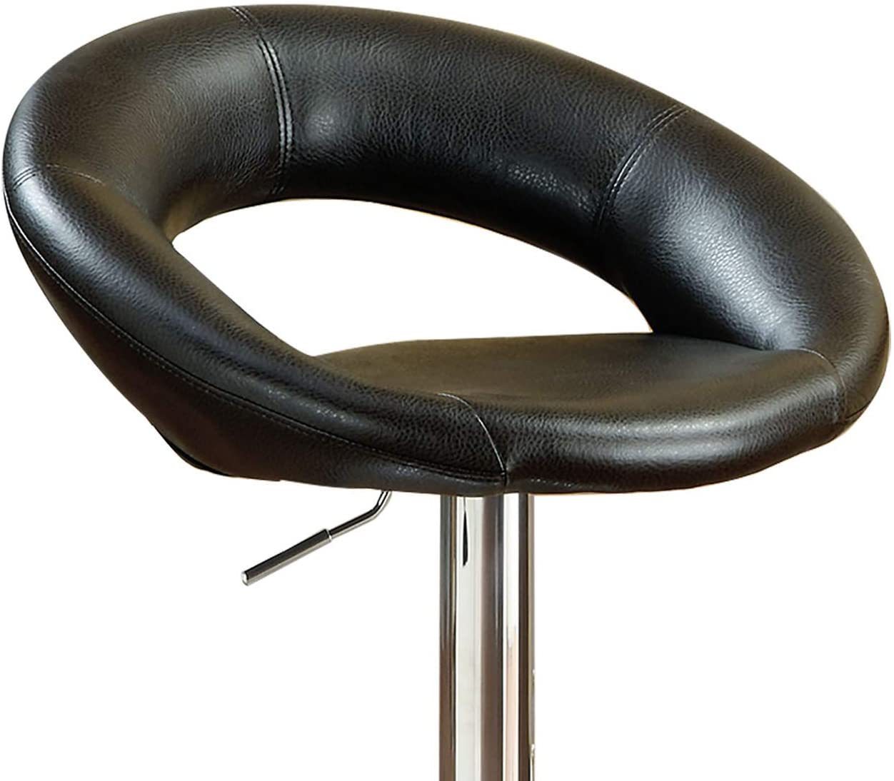 Donut Adjustable Stool - Black Set of 2