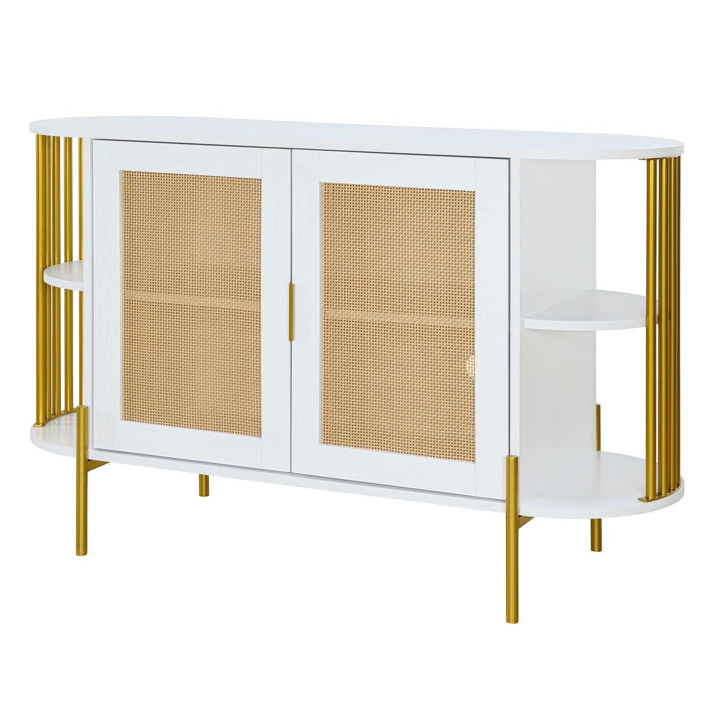 Amari 2- Rattan Door - White