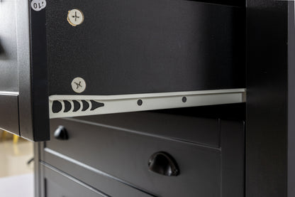 Wyatt Sideboard Accent Cabinet - Black