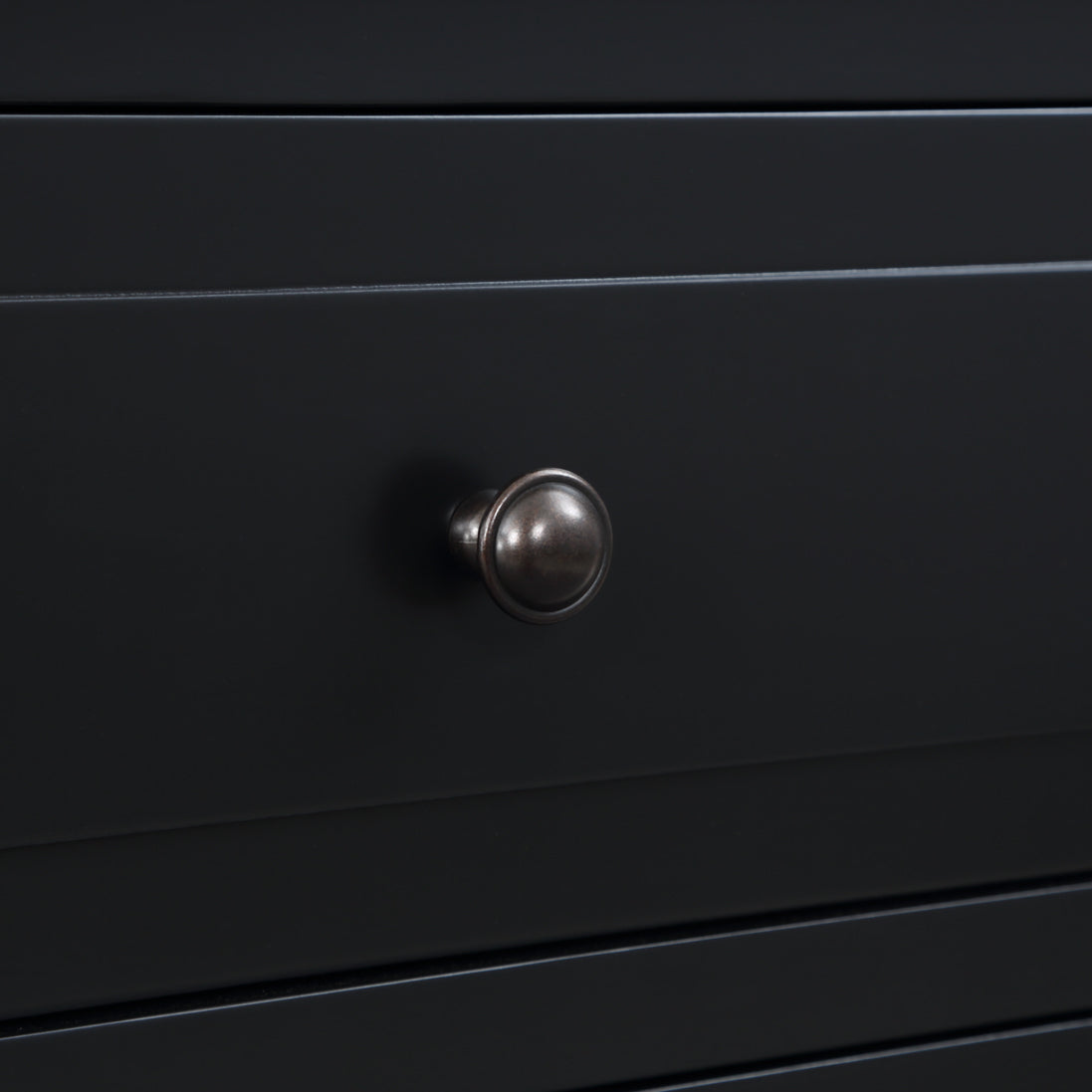 Eleni Wood Nightstand - Black
