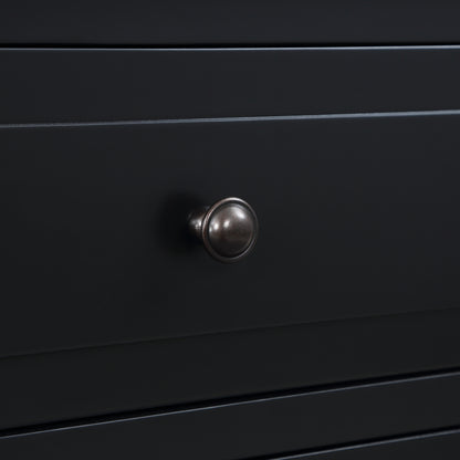 Eleni Wood Nightstand - Black