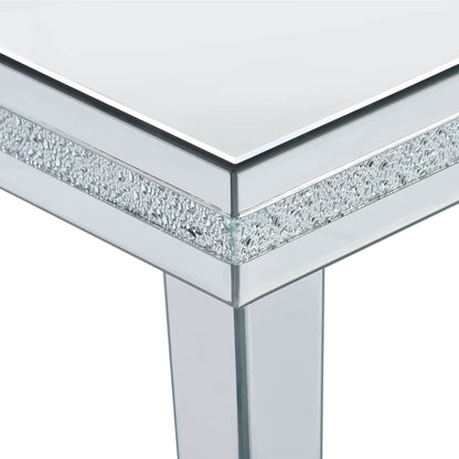 Mirrora Glass Mirrored Coffee Table Set of 3