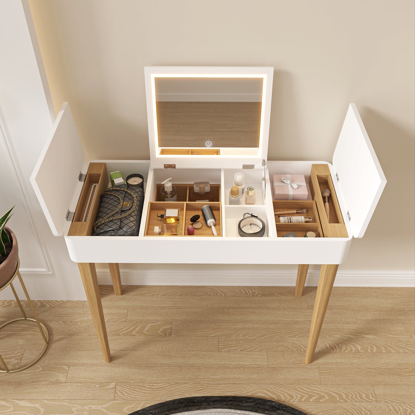 Nez Vanity Mirror With Lights