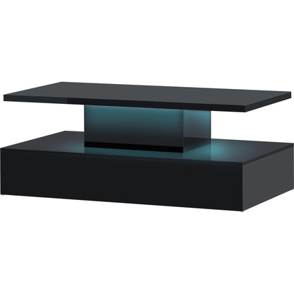 Glow Coffee Table with 16 Color LED Lghting
