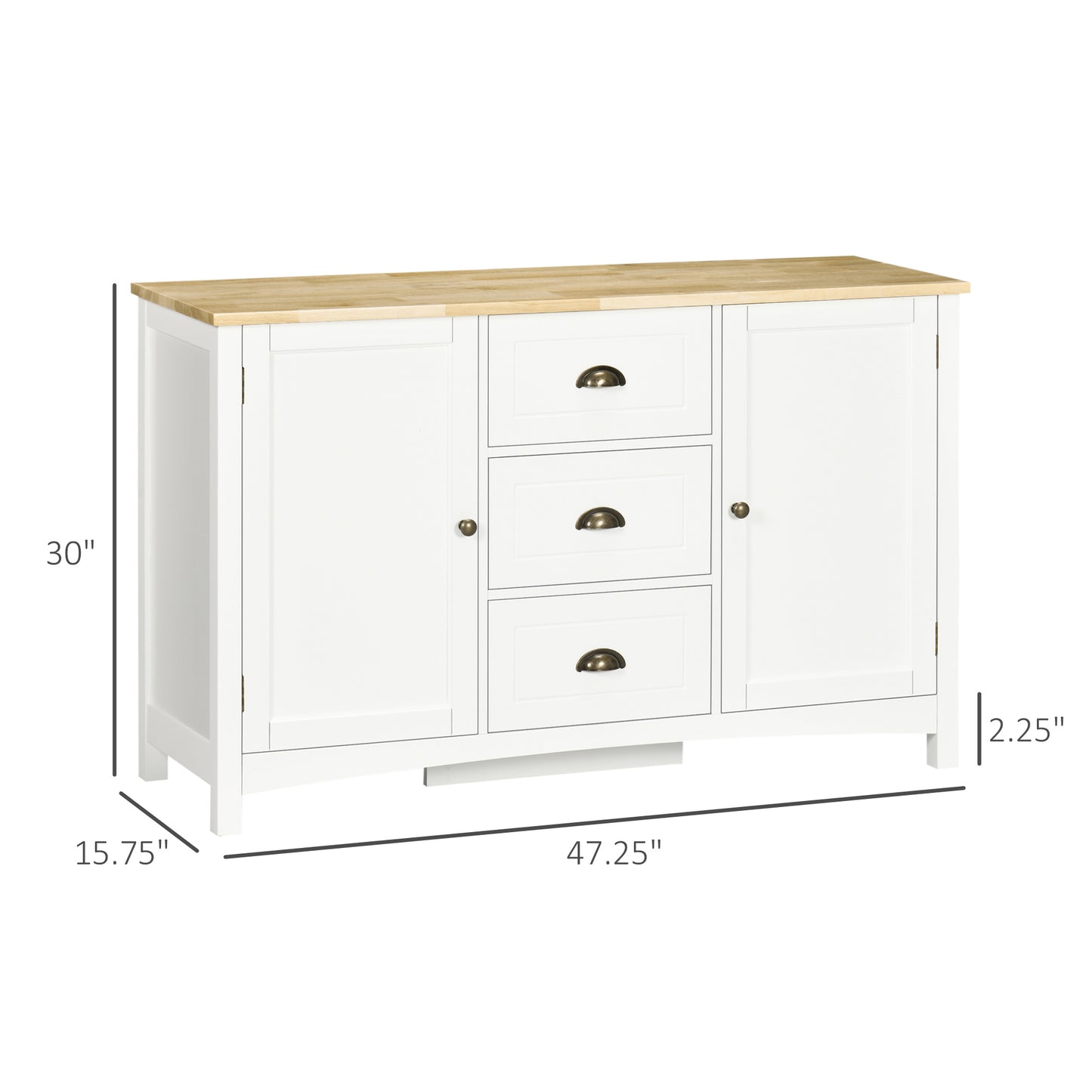 Clara Sideboard Buffet - White