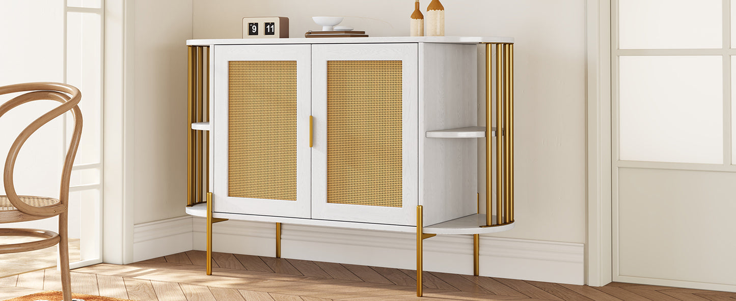 Amari 2- Rattan Door - White