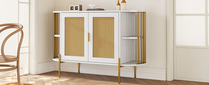 Amari 2- Rattan Door - White