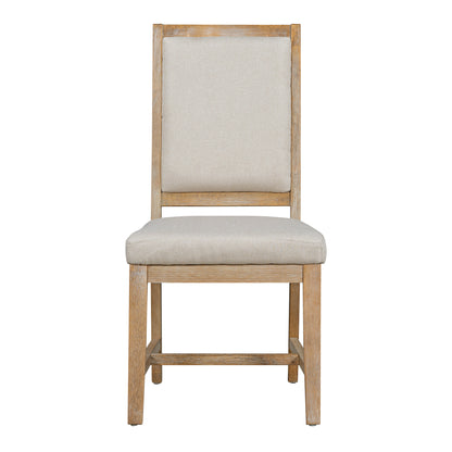 Alba 5pc Dining Set Extendable Table 4x Side Chairs - Natural