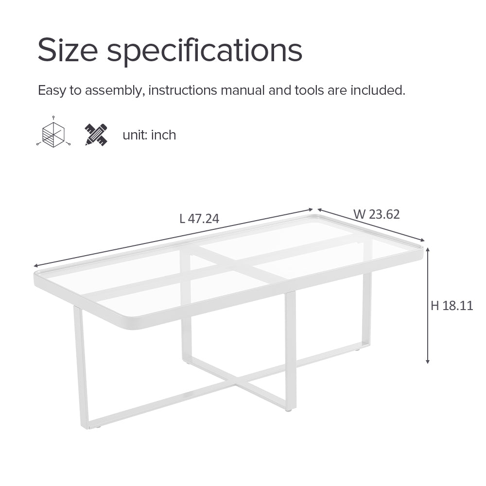 Nexus RectangleCoffee Table - Gold