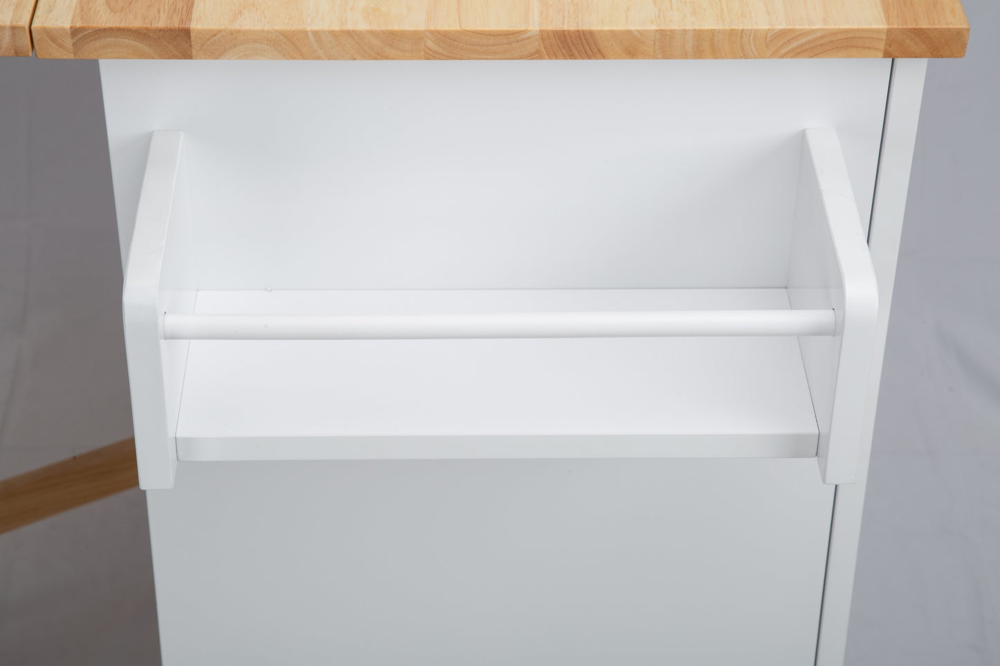 Savvy Kitchen Island & Kitchen Cart - White