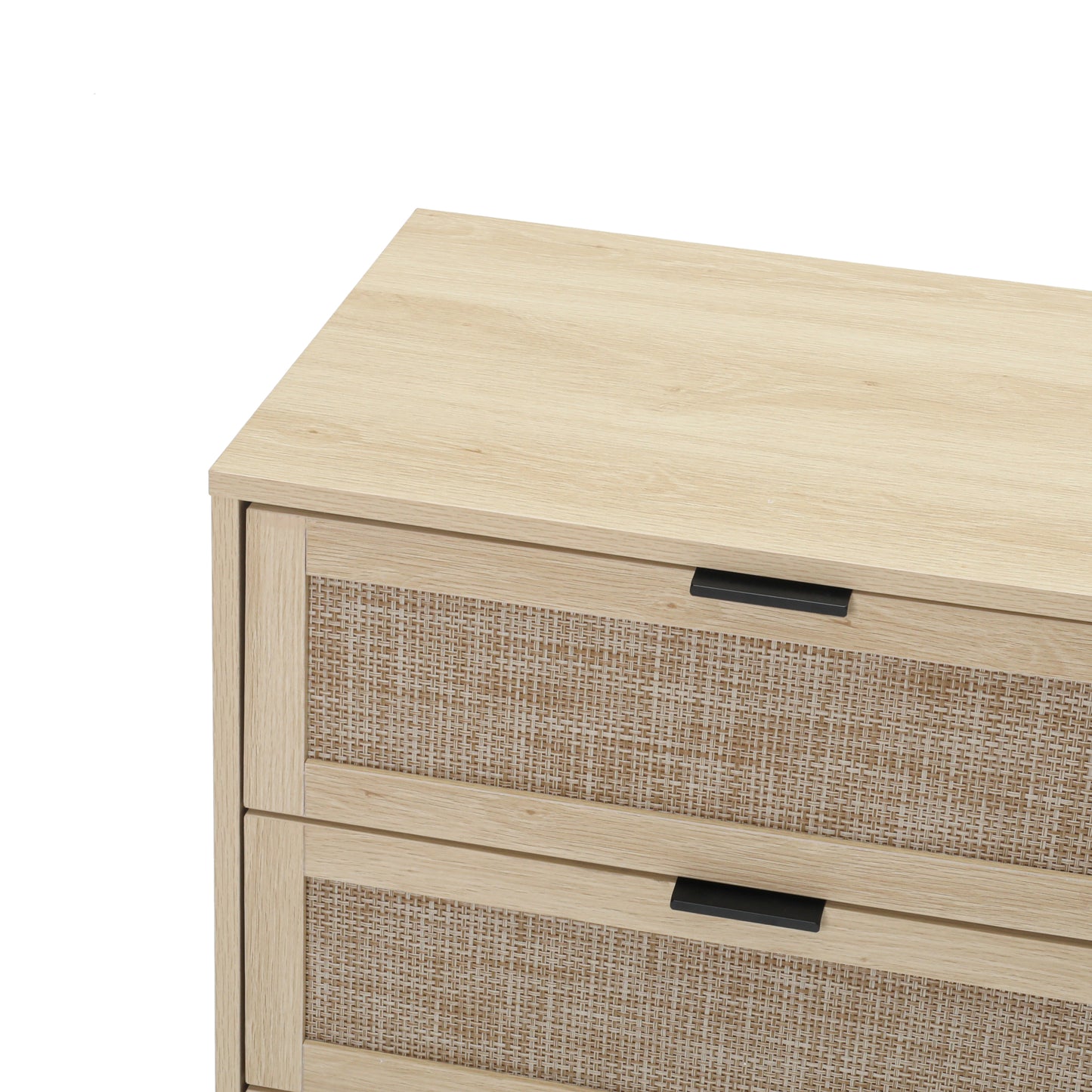 Kooboo 3 Drawer Nightstand End Table - Natural