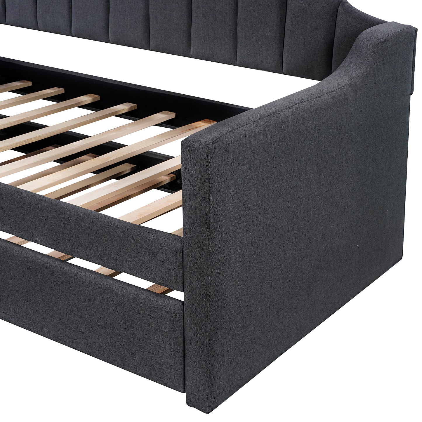 Yuma  Twin Size Daybed with Trundle - Black