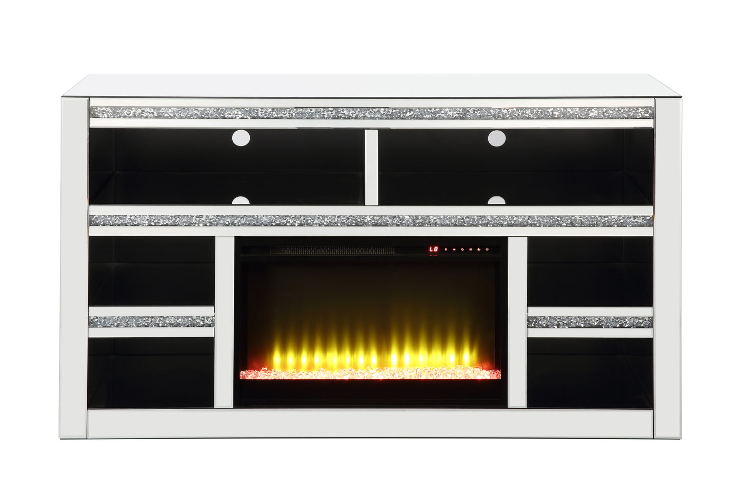 Cozy Station I TV Stand  With Fireplaces