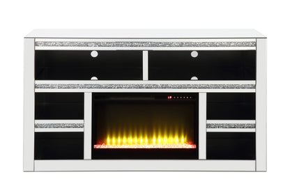 Cozy Station I TV Stand  With Fireplaces