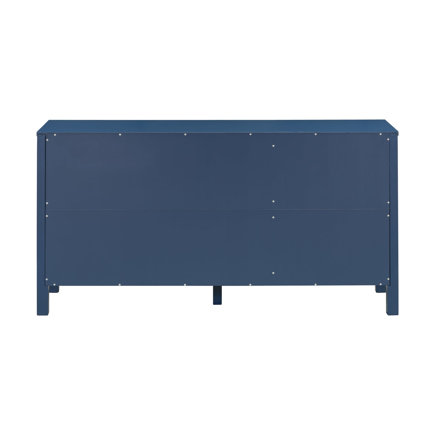 Evie Artistic Three-Door Sideboard Buffet - Navy Blue