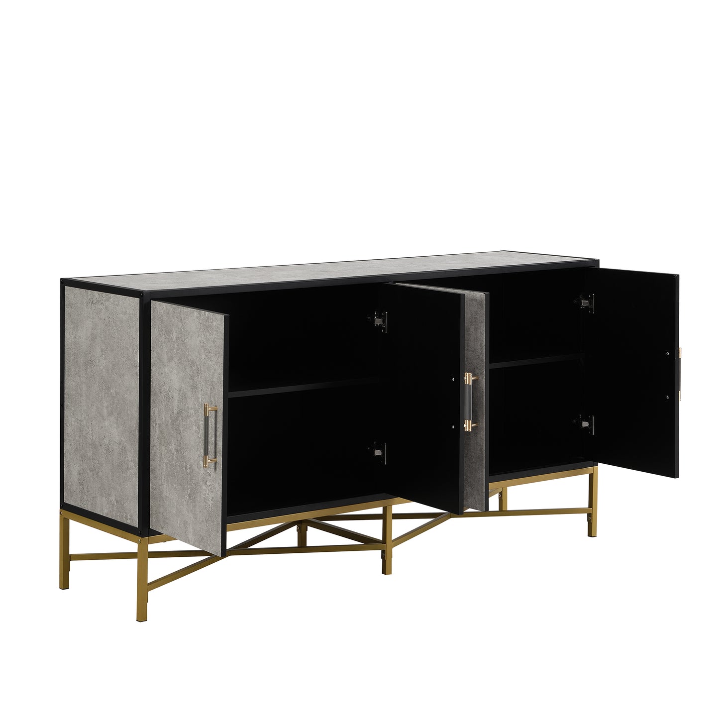 Ami  Four-Door Sideboard - Gray