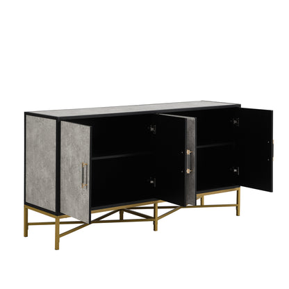 Ami  Four-Door Sideboard - Gray