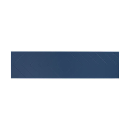 Briony Geometric Line Patterns Sideboard Buffet - Navy Blue