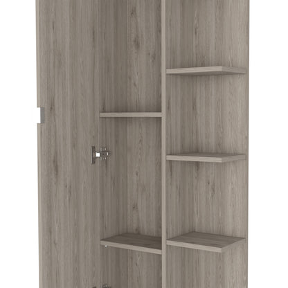 Cio Single Door Cabinet - Light Gray