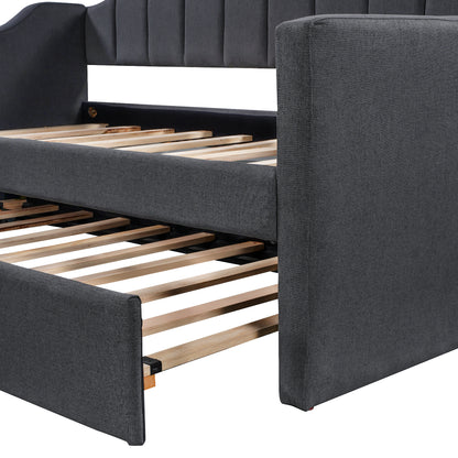 Yuma  Twin Size Daybed with Trundle - Black