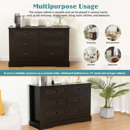 Knott Sideboard Cabinet - Dark Gray