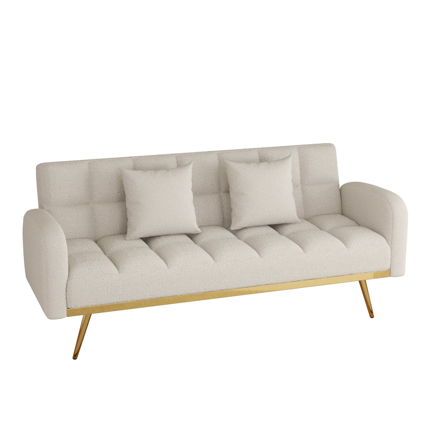 Sonic Convertible Sofa Bed- Beige