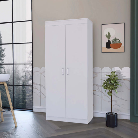 Cherry Hill 5-Shelf Pantry Cabinet - White