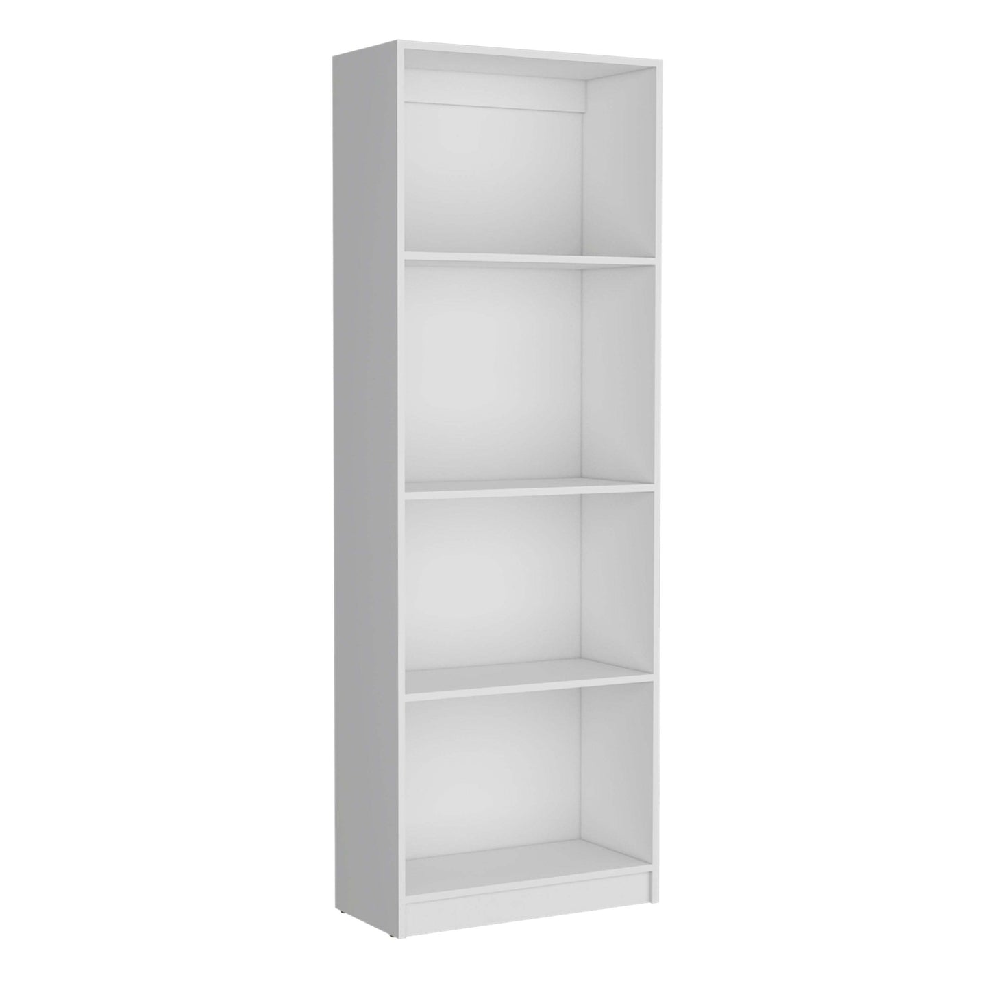 Abo Bookcase Cabinet with 4-Shelf - White